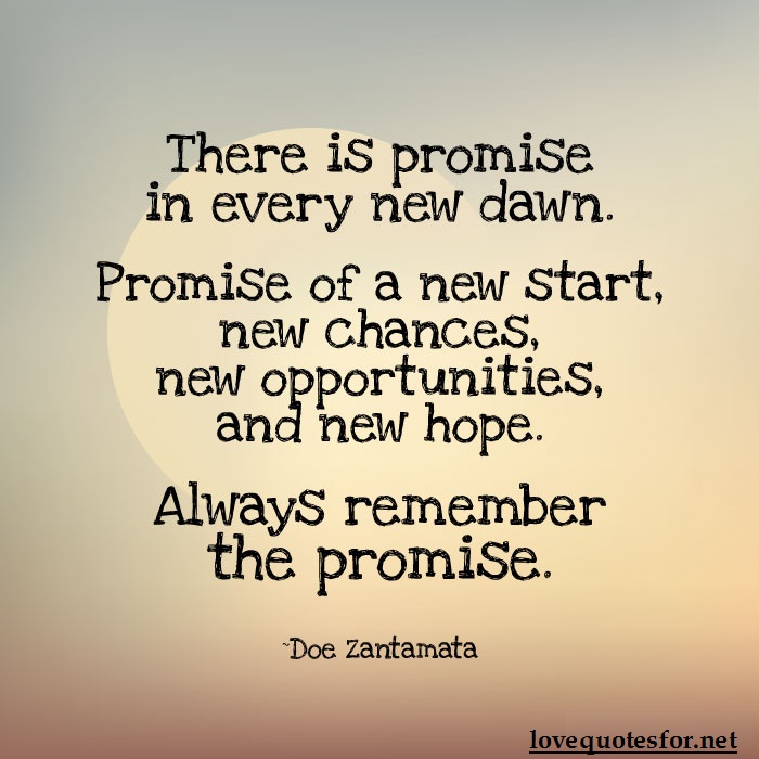 A New Day Promise